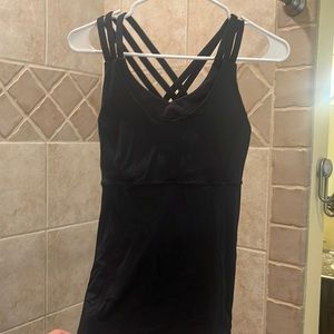 Lululemon tank top! Open back, built in sports bra